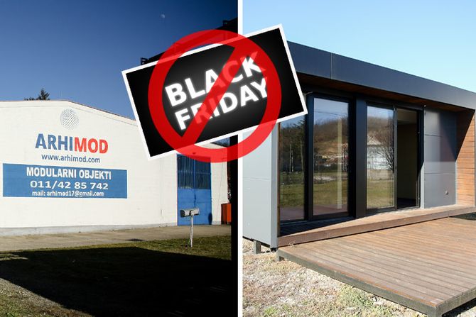 Arhimod modularne kuće, Crni Petak, Black Friday