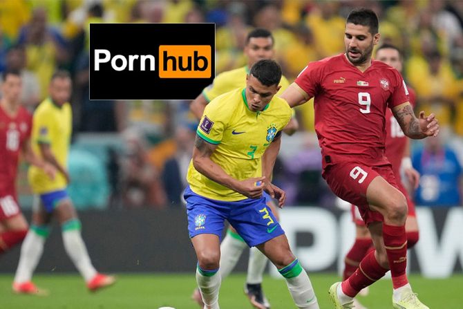 Srbija, Brazil, Pornhub