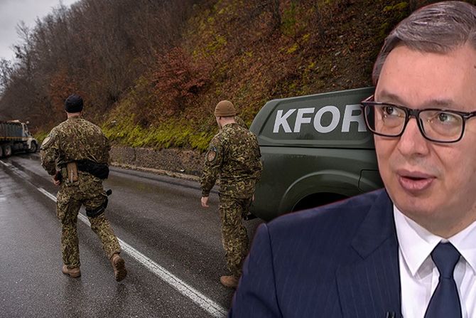 Aleksandar Vučić Kosovo Kfor