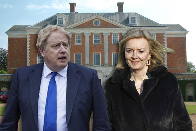 Chevening House beli prah Boris Džonson i Liz Tras