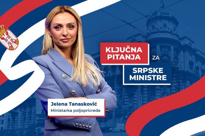 Jelena Tanasković Ministarka poljoprivrede šumarstva i vodoprivrede