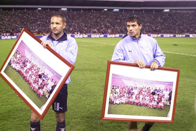 Siniša Mihajlović, Dejan Stanković, FK Crvena zvezda, FK Lacio, Marakana 2002. godine