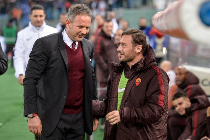 Siniša Mihajlović  i Frančesko Toti,  Sinisa Mihajlovic i Francesco Totti Siniša Mihajlović  i Frančesko Toti,  Sinisa Mihajlovic i Francesco Totti