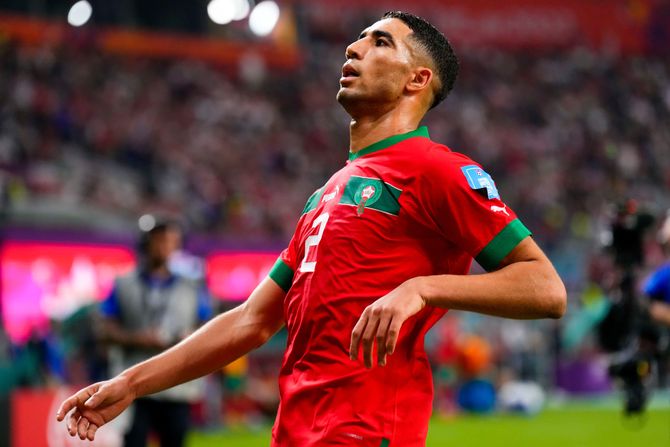 Svetsko prvenstvo SP u Kataru Hrvatska - Maroko Ašraf Hakimi Svetsko prvenstvo SP u Kataru Hrvatska - Maroko Ašraf Hakimi