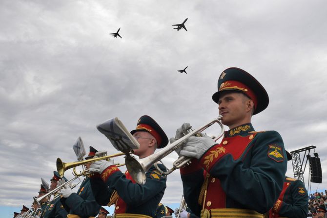 Ruski vojni orkestar muzićari, ruska vojska