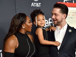 Serena Vilijams Serena Williams muž suprug i dete ćerka , Olympia Olimpija   and Alexis Ohanian