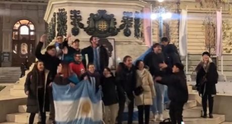 slavlje argentinaca na Trgu