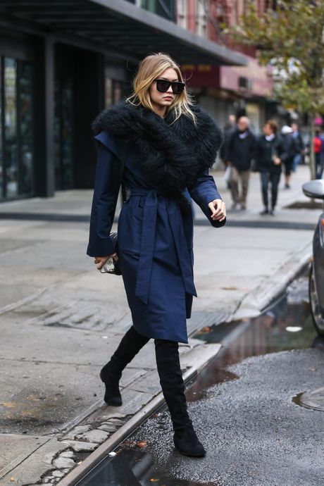 Moda, zima, Gigi Hadid
