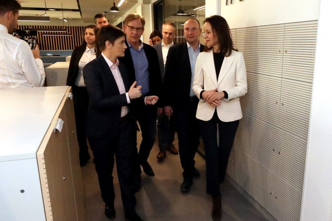 Ana Brnabić prvi razvojni centar IBM Novi Sad Ana Brnabić prvi razvojni centar IBM Novi Sad