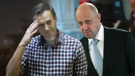 Aleksej Navaljni i Jevgenij Prigožin