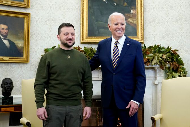 Volodimir Zelenski i Džo Bajden poseta Vašington