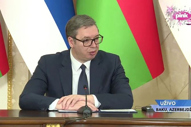 Aleksandar Vučić i predsednik Azerbejždana