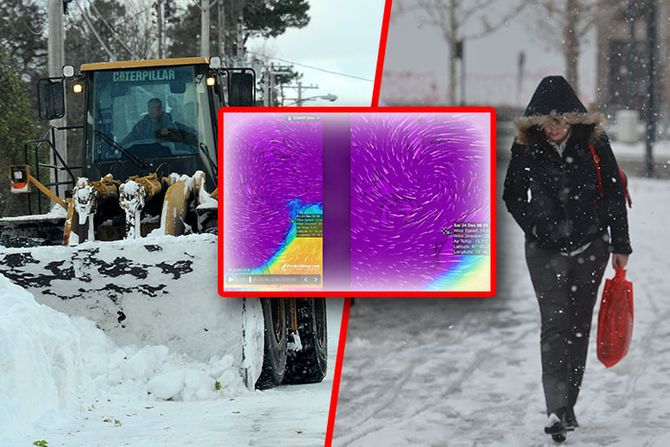 Zima SAD Srbija Ciklon bomba Zima SAD Srbija Ciklon bomba