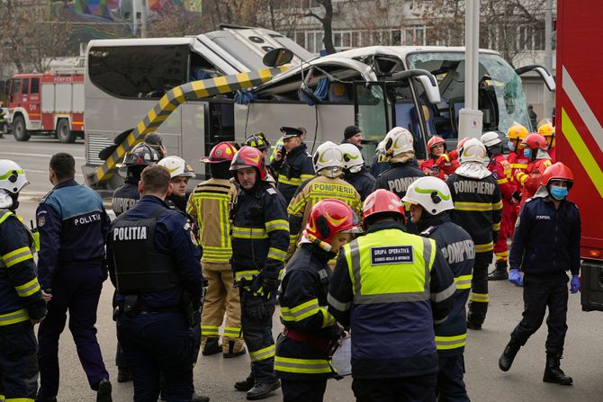 Nesreća grčkog autobusa u Rumuniji