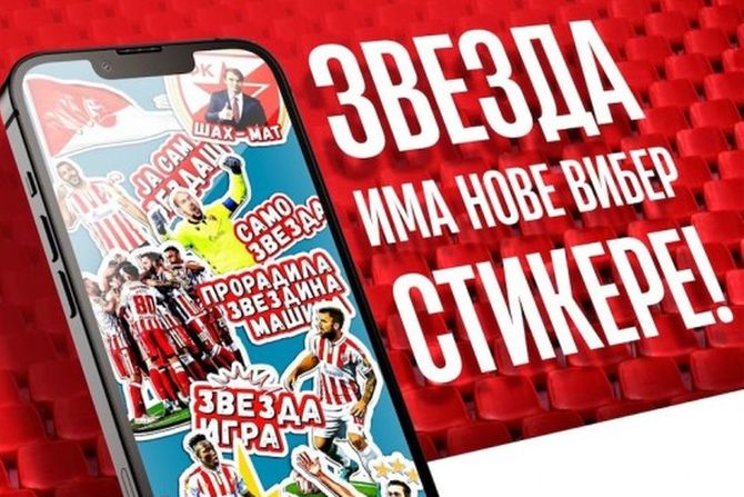 Zvezdini novi Viber stikeri Zvezdini novi Viber stikeri