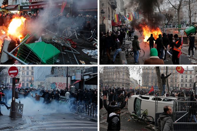 Pariz Kurdi neredi protest