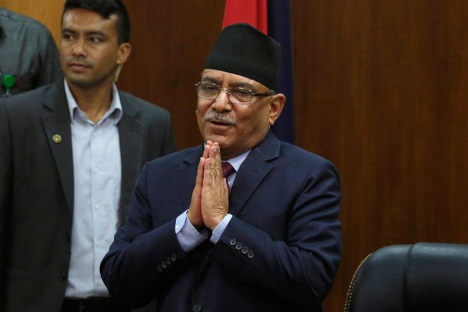 Pushpa Kamal Dahal, premijer Nepala Pushpa Kamal Dahal, premijer Nepala