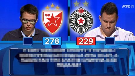 Kviz Pitanje Zvezda Partizan