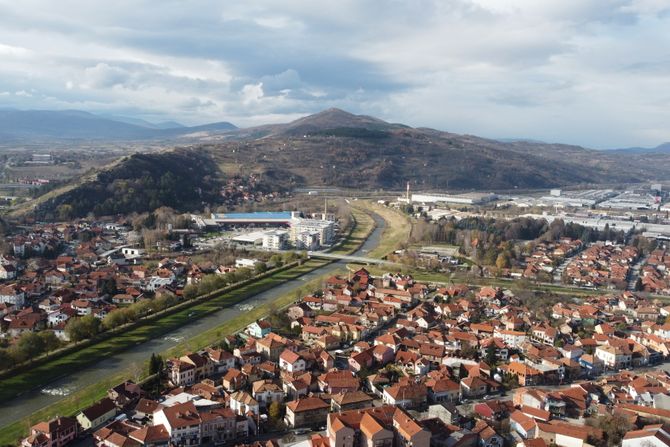 panorama centar grada PIROT