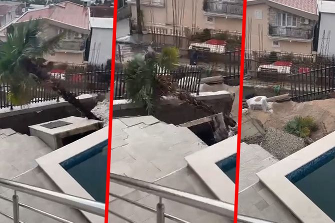 Sutomore kuća drvo obrušavanje Sutomore kuća drvo obrušavanje