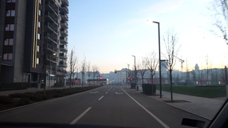 Čišćenje parkova  ulica i vožnja BG Beograd posle novogodšnje noći