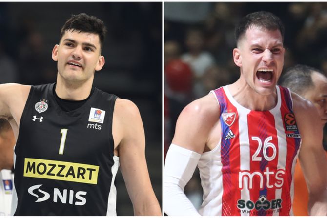 KK Partizan, KK Crvena zvezda, Tristan Vukčević, Nemanja Nedović