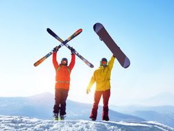 snoubord skijanje sneg