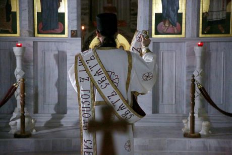 Ponoćna liturgija za Božić, Manastir Banjska