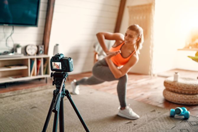 Fitnes influenserka Fitnes influenserka