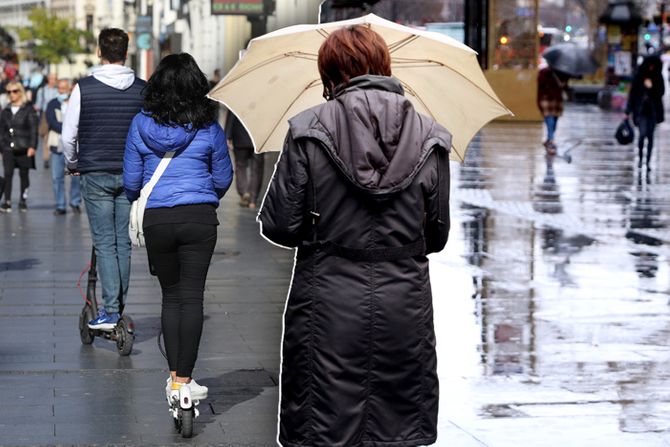 Knez Mihailova ulica sunce kiša vremenska prognoza Knez Mihailova ulica sunce kiša vremenska prognoza