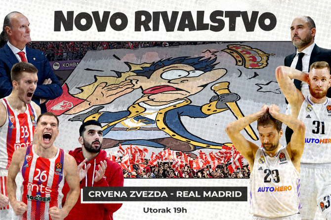 KK Crvena zvezda, Real madrid