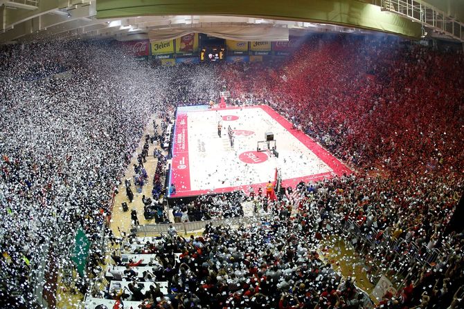 KK Crvena zvezda, Hala Pionir, Evroliga, Delije KK Crvena zvezda, Hala Pionir, Evroliga, Delije
