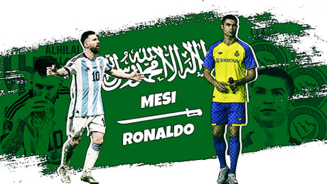 Mesi, Ronaldo, Saudijska arabija