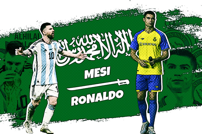 Mesi, Ronaldo, Saudijska arabija