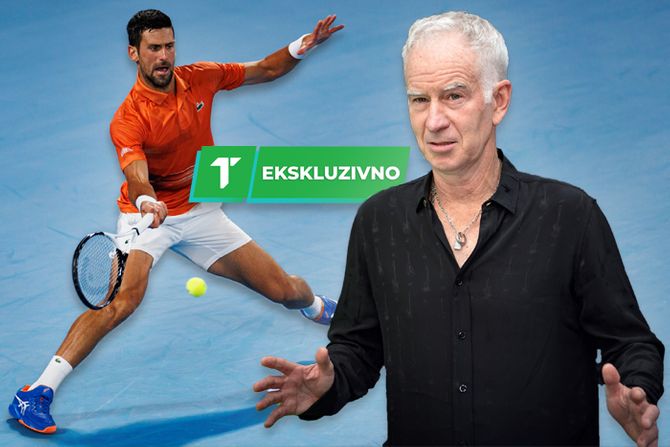 John McEnroe Džon Mekinro i Novak Đoković