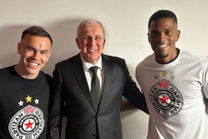 Bibars Natho, Partizan, Željko Obradović Bibars Natho, Partizan, Željko Obradović