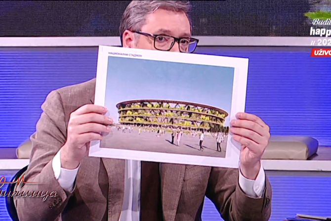 Aleksandar Vučić Nacionalni stadion