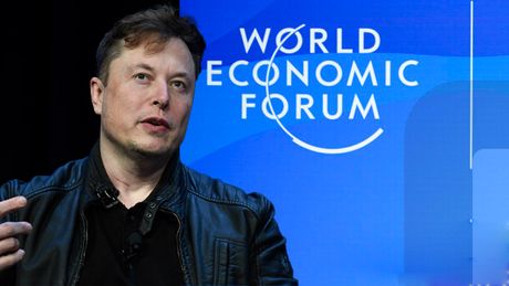 Elon Musk, Mask, DAVOS