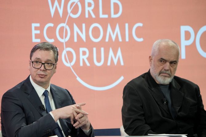 Aleksandar Vučić Svetski Ekonomski Forum Davos Švajcarska