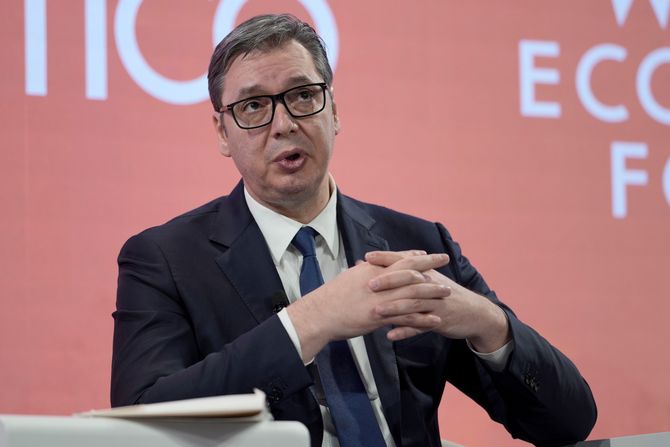 Aleksandar Vučić Svetski Ekonomski Forum Davos Švajcarska