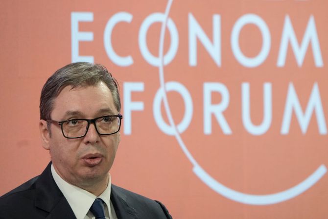 Aleksandar Vučić Svetski Ekonomski Forum Davos Švajcarska