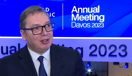 Aleksandar Vučić Lajv Svetski Ekonomski Forum Davos Švajcarska