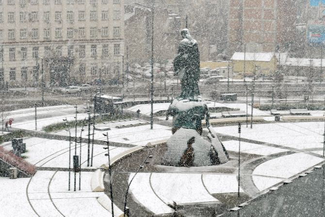 Beograd Sneg vejavica mećava vremenska prognoza