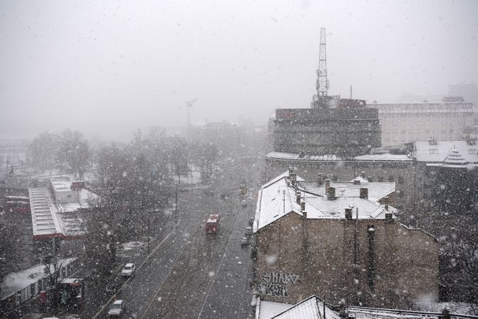 Beograd Sneg vejavica mećava vremenska prognoza