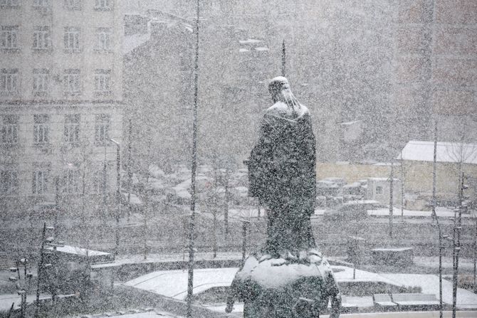 Beograd Sneg vejavica mećava vremenska prognoza