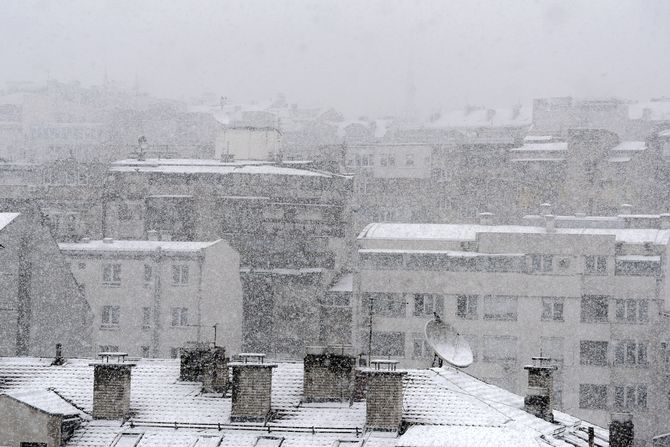 Beograd Sneg vejavica mećava vremenska prognoza