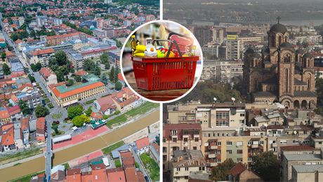 Valjevo  i Beograd potrošačka korpa