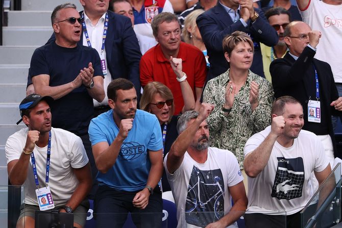 Novak Đoković, Srđan Đoković, Edoardo Artaldi, Marko Đoković, Goran Ivanišević, Miljan Amanović, Australijan open Novak Đoković, Srđan Đoković, Edoardo Artaldi, Marko Đoković, Goran Ivanišević, Miljan Amanović, Australijan open