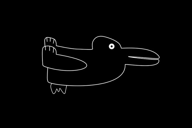 zec patka iluzija rabbit-duck illusion