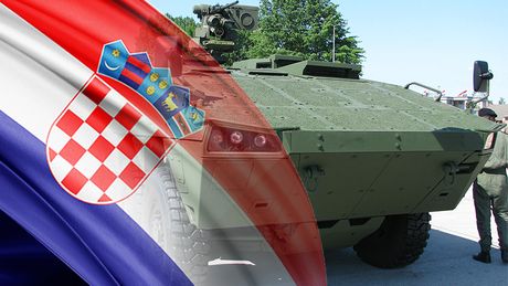 Borbeno oklopno vozilo Patria AMV Vojska Hrvatska